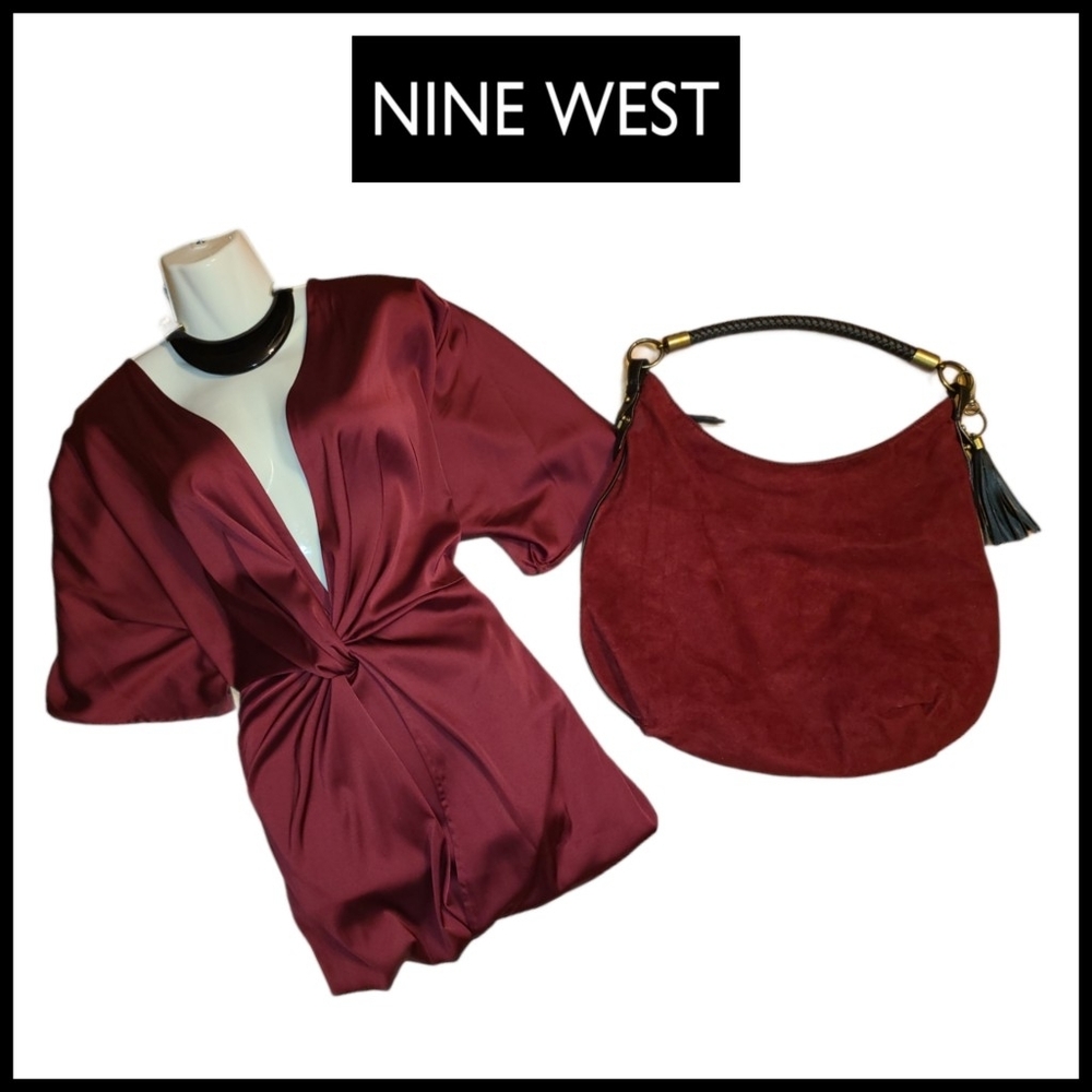 Vintage Nine West Suade Boho Purse